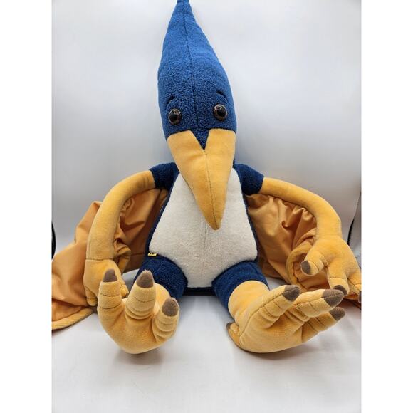 Build A Bear Blue Pterodactyl Plush Flying Dinosaur with Wings 18" Tall - Picture 10 of 10